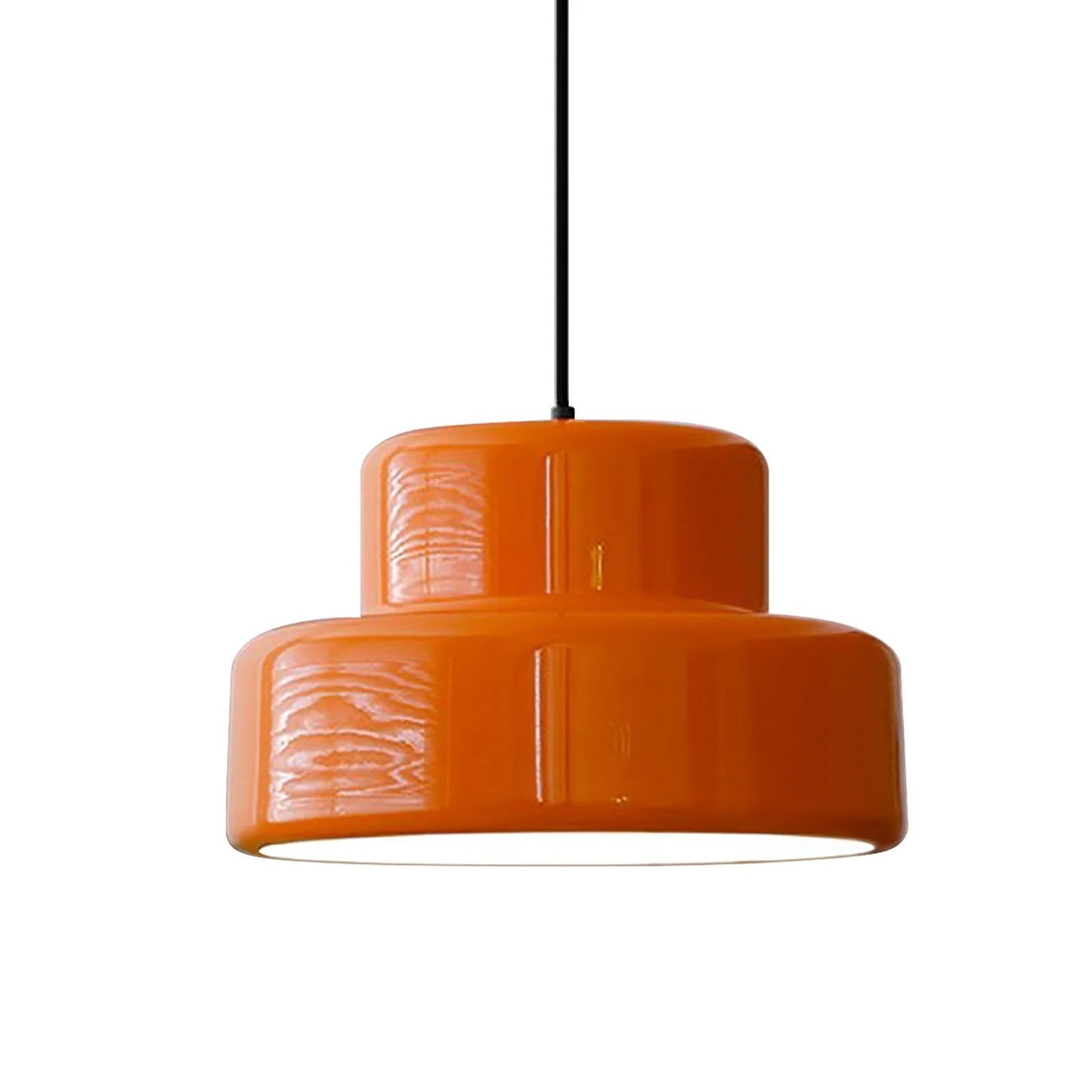 RetroSphere - Lampe suspendue orange design