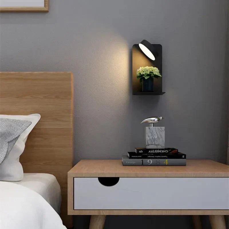 Hubbright – Lampe de Chevet avec Station de Charge USB – Tête Pivotante à 330° – Température Réglable