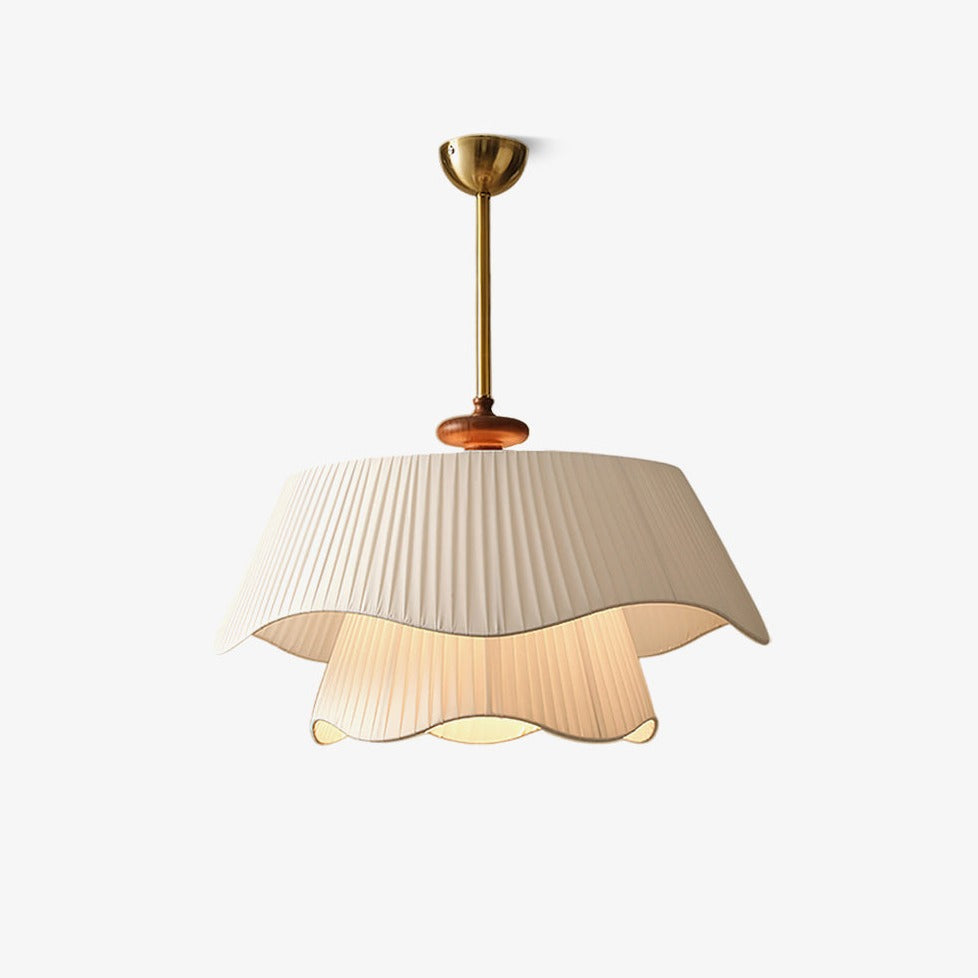 Bellevue | Suspension Design en Métal, Verre et Bois – Élégance Moderne & Éclairage Accueillant