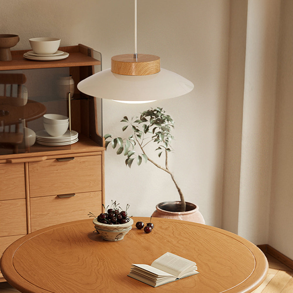 Lampe Suspendue Créative en Forme de Bol de Riz