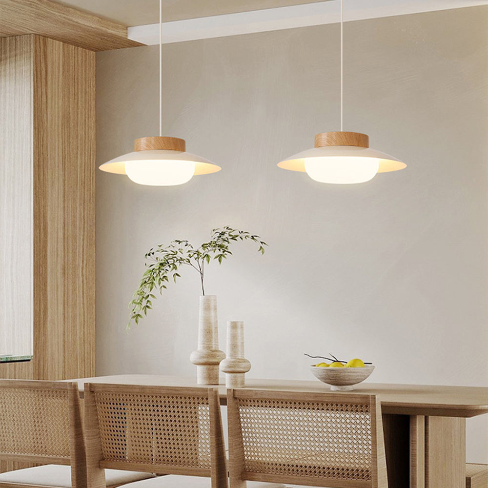 Lampe Suspendue Créative en Forme de Bol de Riz
