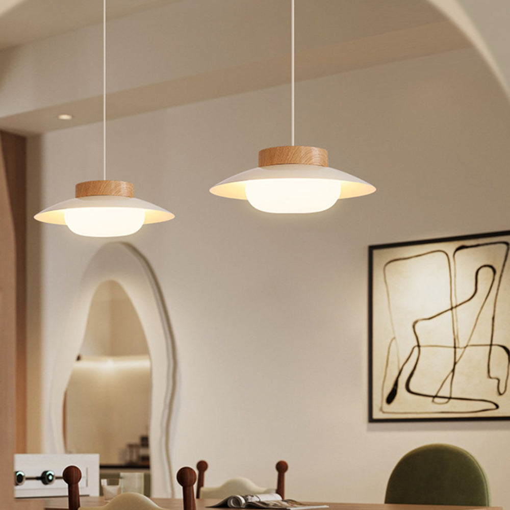 Lampe Suspendue Créative en Forme de Bol de Riz