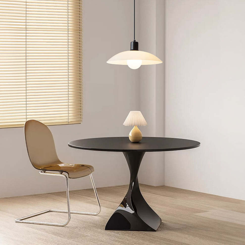 VELLUNO | Suspension en Verre Minimaliste – Blanc – Douce Lumière – 3 Formats – Douille E27