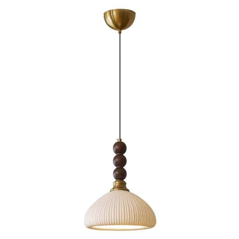 LUNARIAH – Suspension Artisanale en Verre, Bois et Céramique – 4 Modèles au Choix