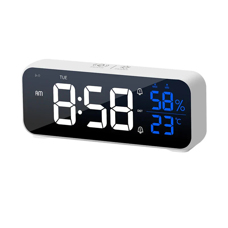 VibeClock – Horloge de bureau musicale avec fonction alarme
