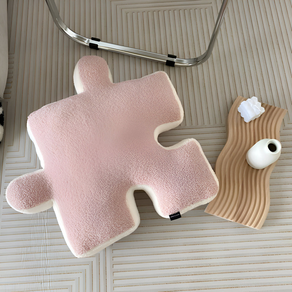EneaCoussin – Coussin 3D Puzzle Doux et Ludique – 55x55 cm