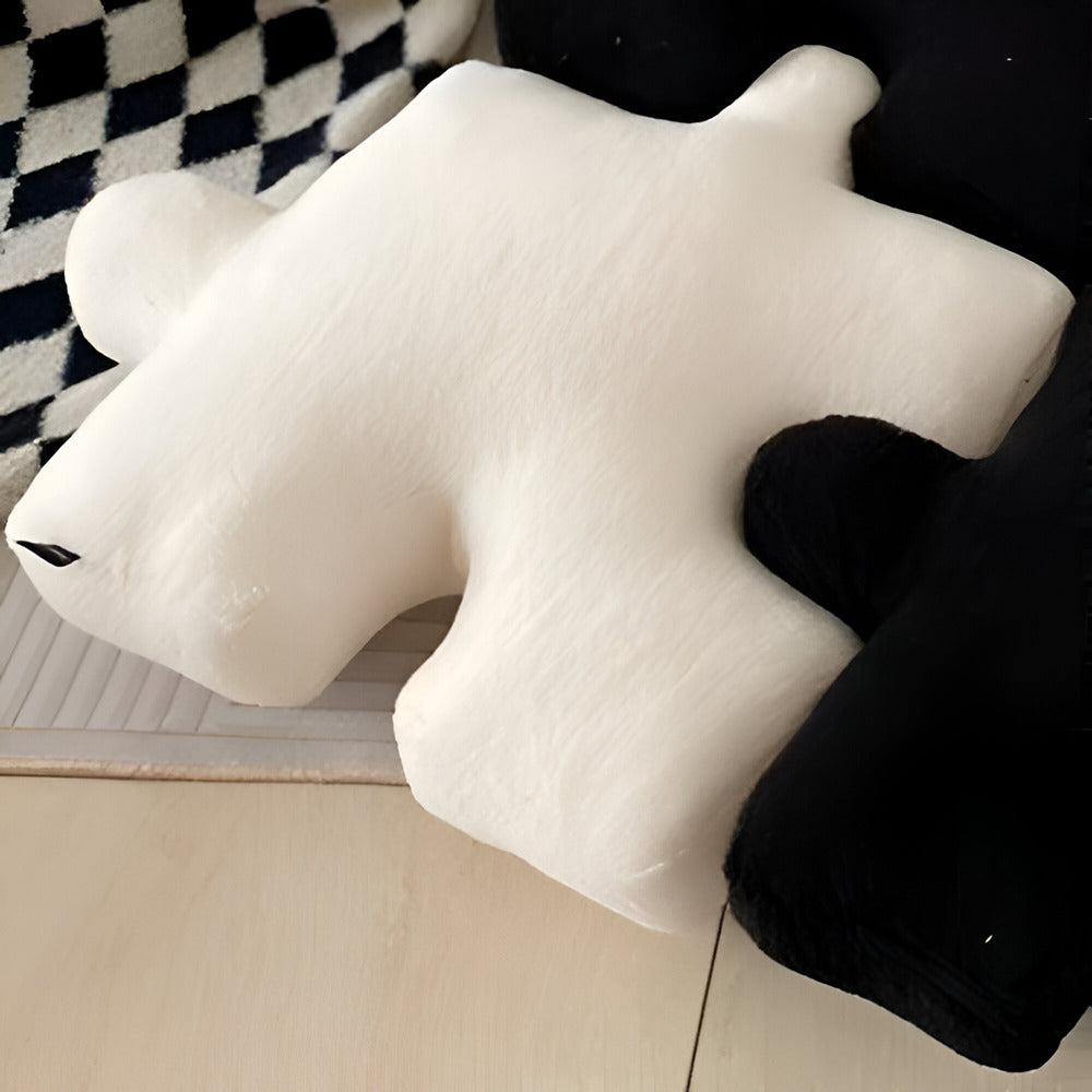 EneaCoussin – Coussin 3D Puzzle Doux et Ludique – 55x55 cm