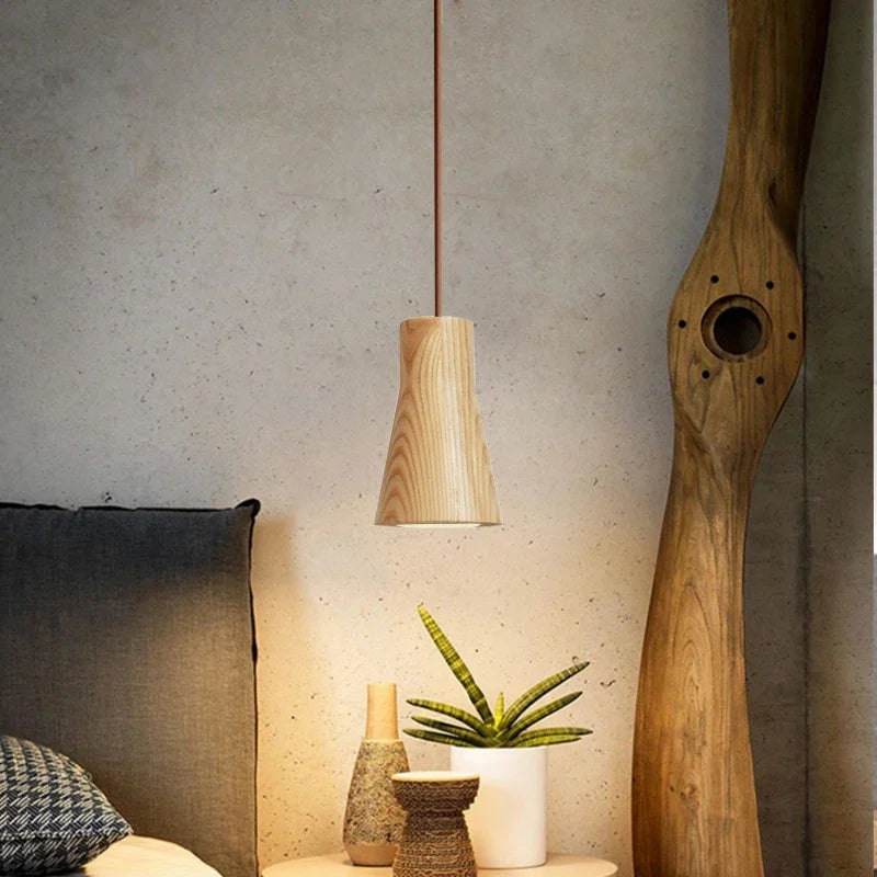 NordicGlow - Suspension en Bois Scandinave
