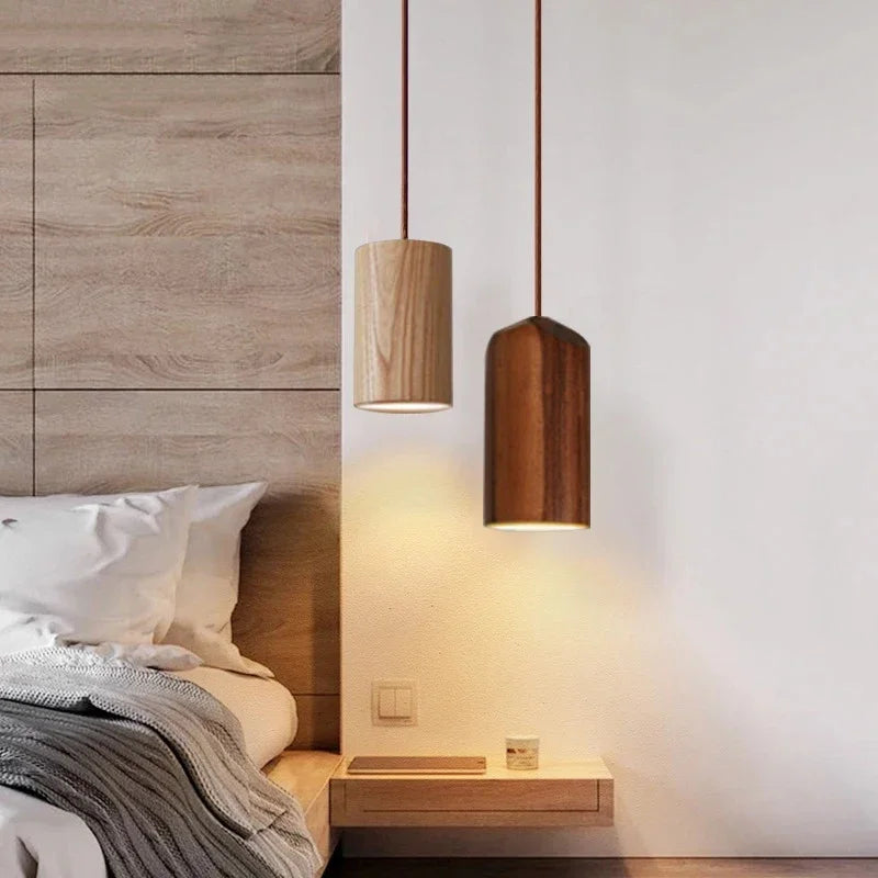 NordicGlow - Suspension en Bois Scandinave