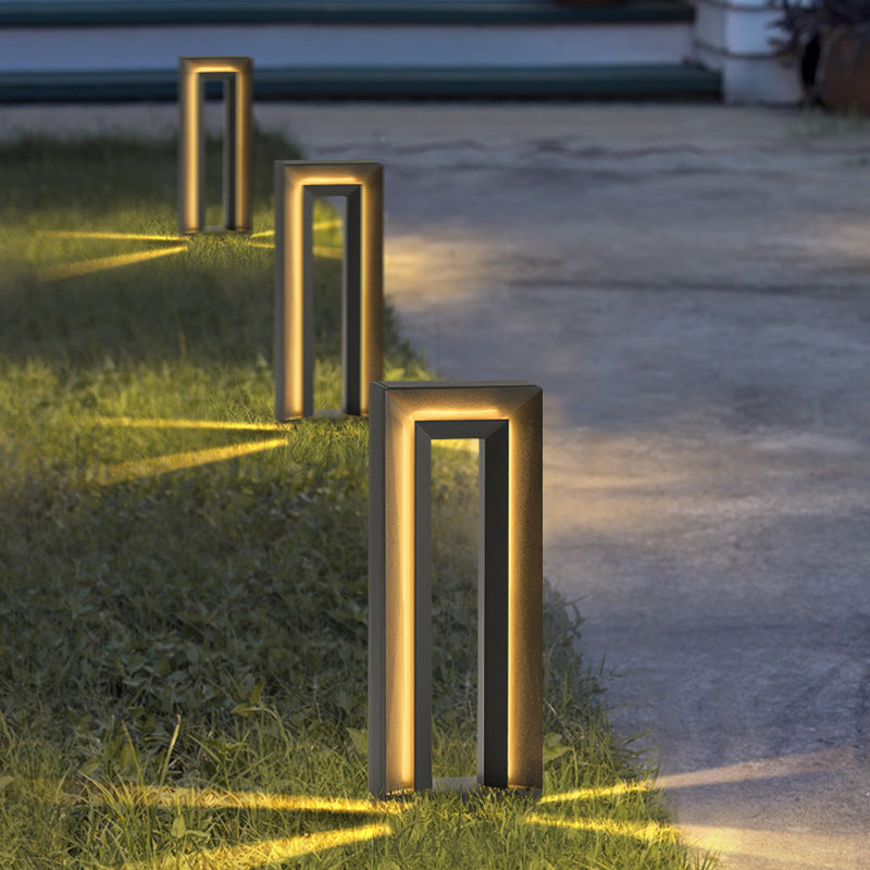 VELTURA | Lampe de Chemin de Jardin Moderne – Acier Inoxydable & LED – IP66 – 62 cm