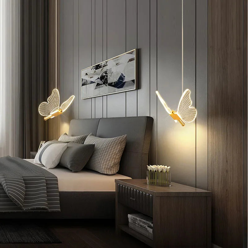 FlutterGlow - Suspension LED Papillon