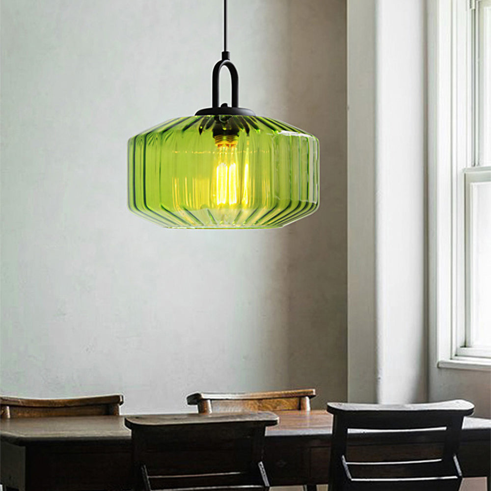 Lampe Suspendue en Verre pour Cuisine - Luminaire Suspendu Élégant et Durable pour Éclairage de Préparation et Cuisson 2