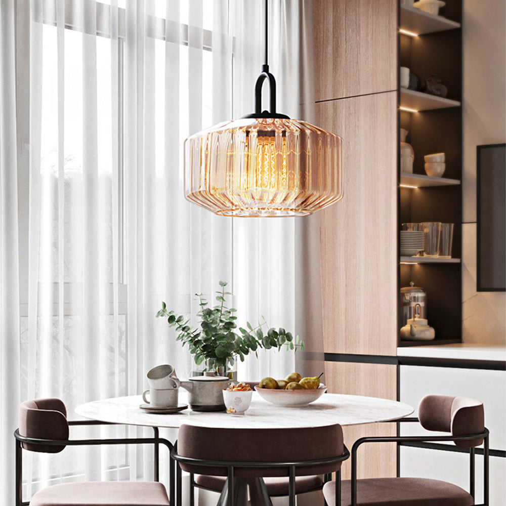 Lampe Suspendue en Verre pour Cuisine - Luminaire Suspendu Élégant et Durable pour Éclairage de Préparation et Cuisson 3