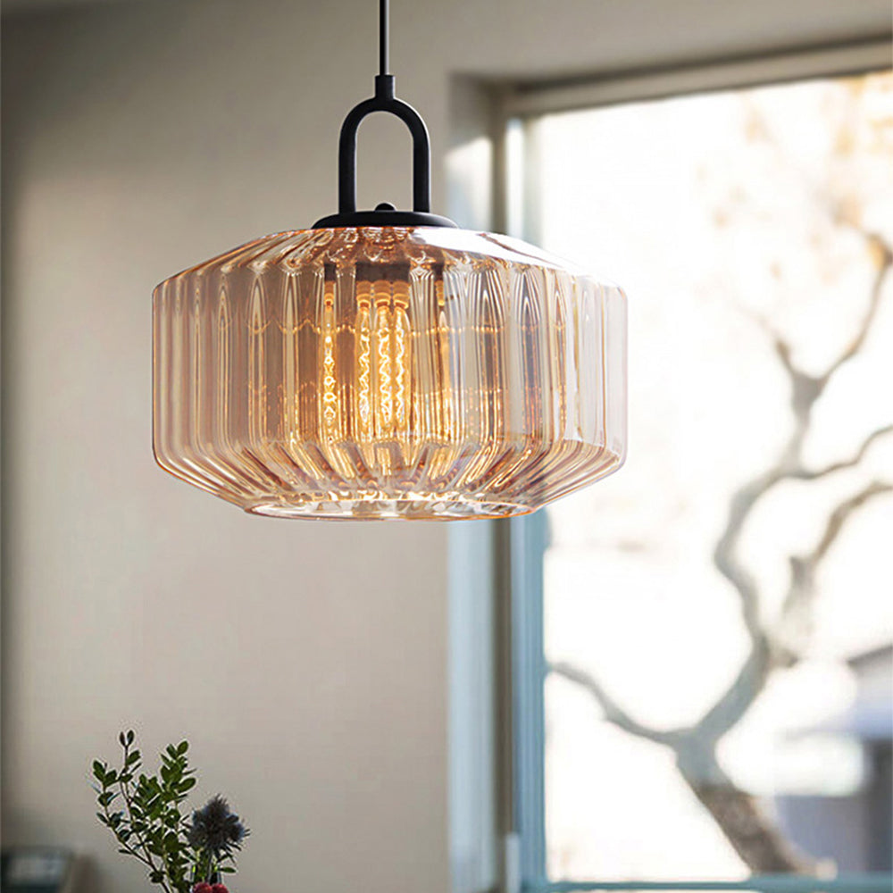Lampe Suspendue en Verre pour Cuisine - Luminaire Suspendu Élégant et Durable pour Éclairage de Préparation et Cuisson 4