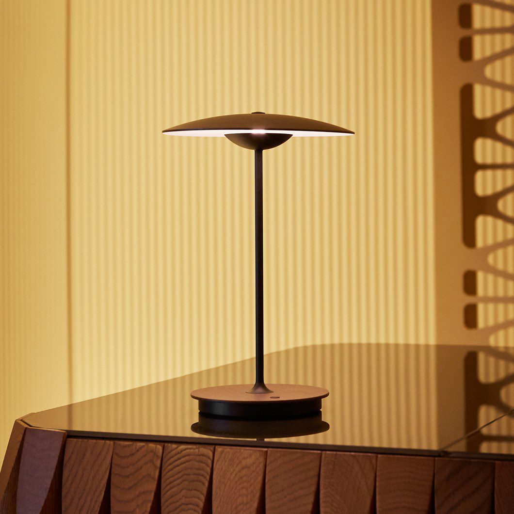 Lampe de Table Sans Fil Noir avec LED Intégrée et Éclairage Réglable – Design en Métal Élégant 2