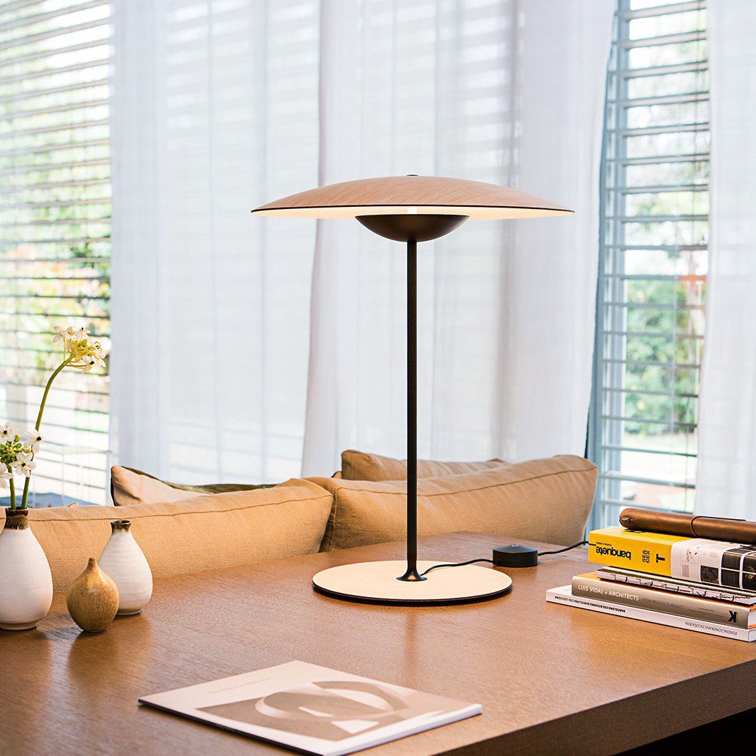 Lampe de Table Sans Fil Noir avec LED Intégrée et Éclairage Réglable – Design en Métal Élégant 3
