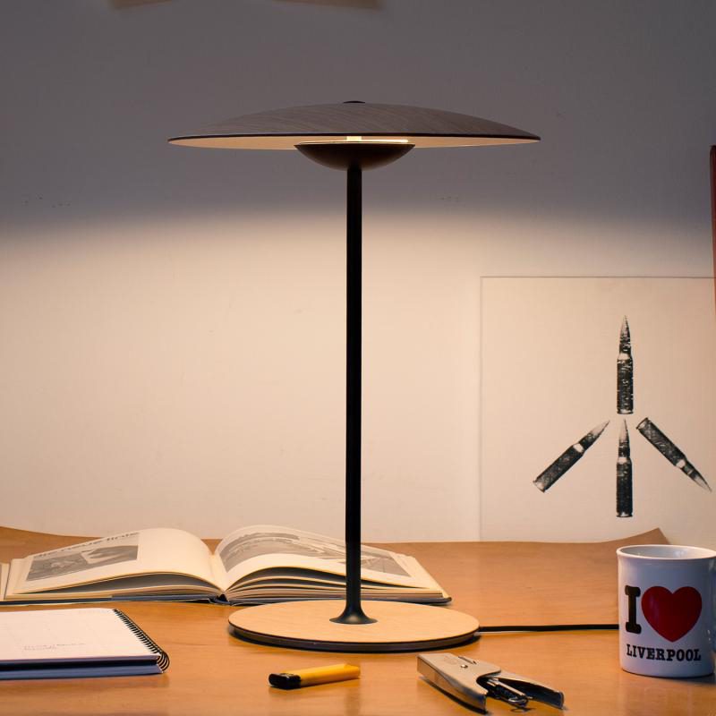 Lampe de Table Sans Fil Noir avec LED Intégrée et Éclairage Réglable – Design en Métal Élégant 4
