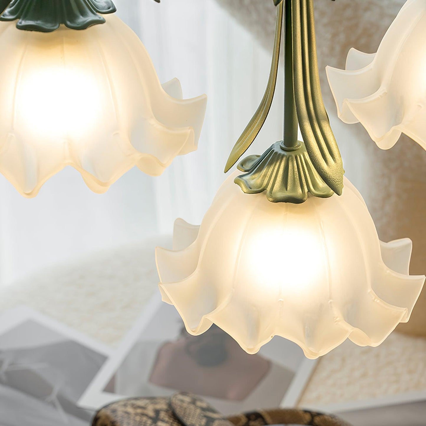 Clochettes | Suspension Lumineuse Florale et Délicate – Élégance Naturelle et Lumière Douce