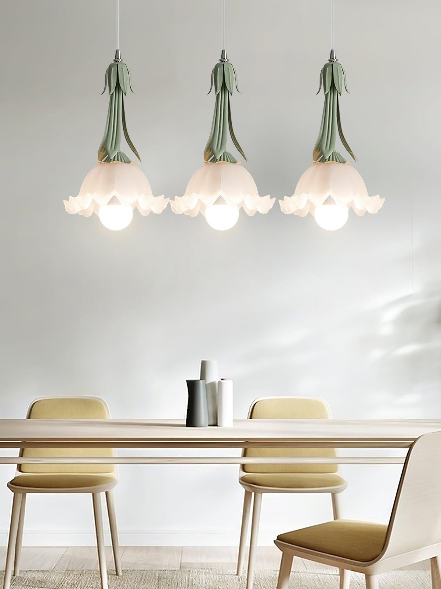 Clochettes | Suspension Lumineuse Florale et Délicate – Élégance Naturelle et Lumière Douce
