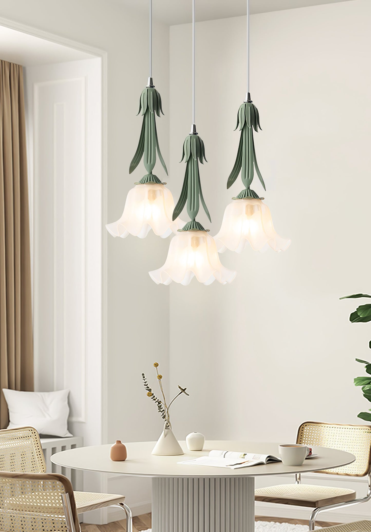Clochettes | Suspension Lumineuse Florale et Délicate – Élégance Naturelle et Lumière Douce