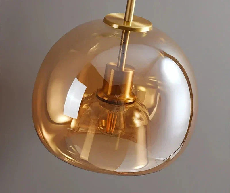 Lampe de Plafond en Verre Épuré