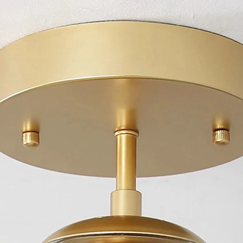LuminousSphere - Lampe de Plafond en Verre Moderne