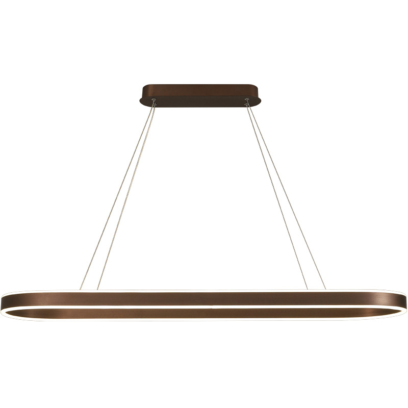 AURELIA – Lustre de Cuisine Rose Gold avec Éclairage LED – Suspension Design pour Îlot ou Table