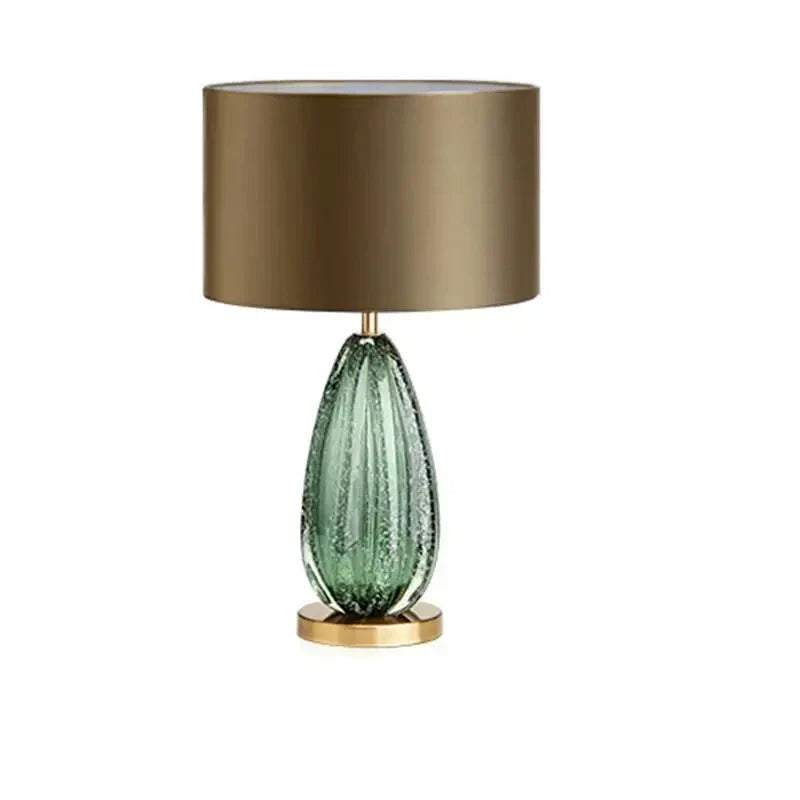 LumièreGrand - Lampe de Table en Verre pour Salon