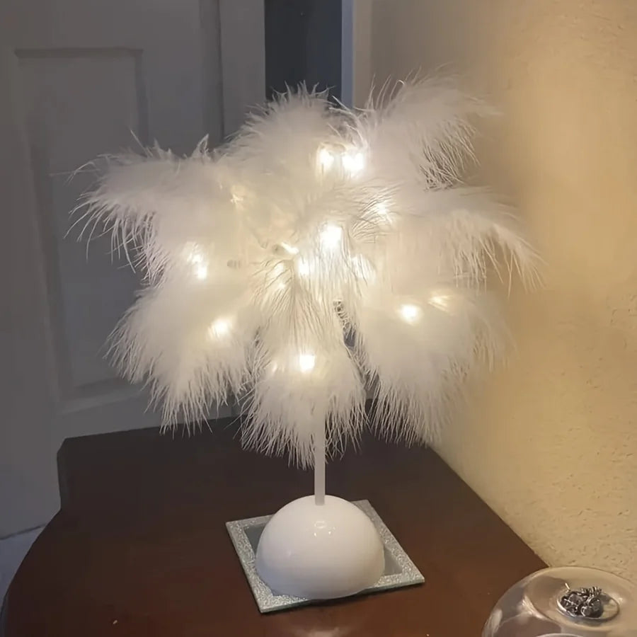 Feather - Lampe à Plumes Élégante
