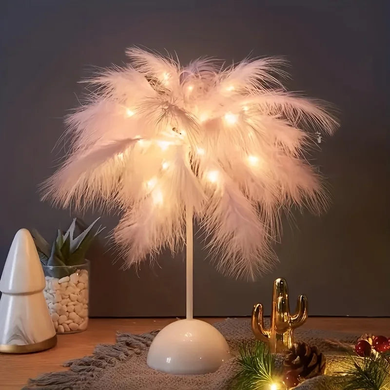 Feather - Lampe à Plumes Élégante
