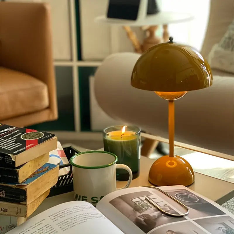 FlowerLuxe - Lampe LED Rechargeable Moderne et Simple