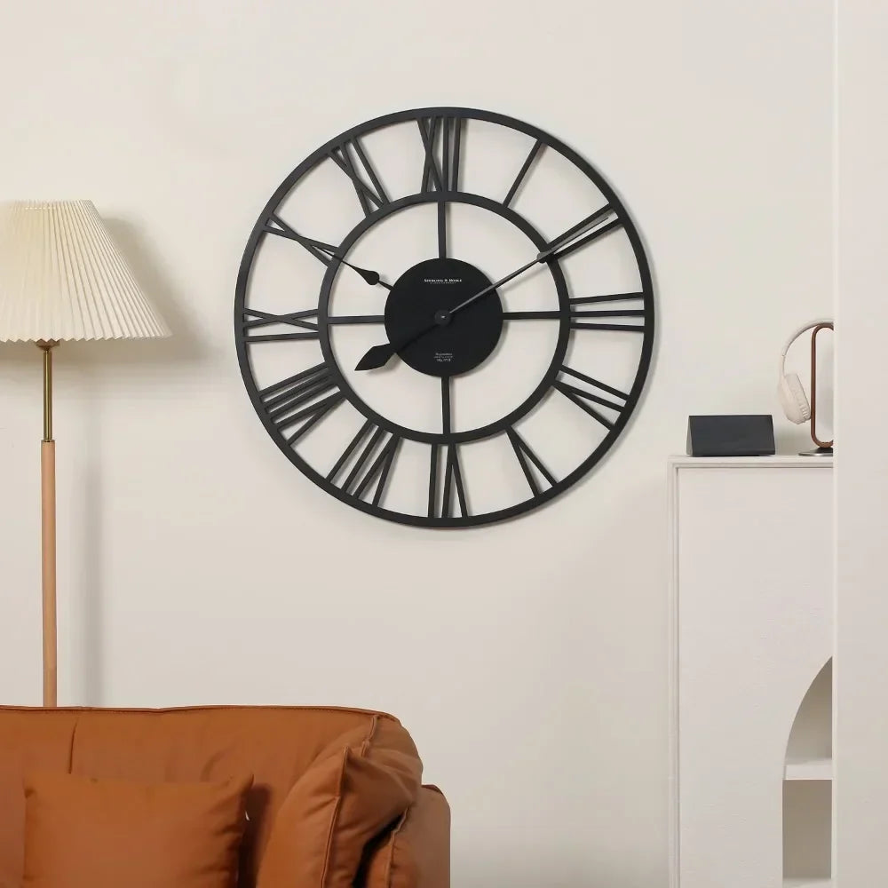 TimeKeeper - Horloge murale en chiffres romains