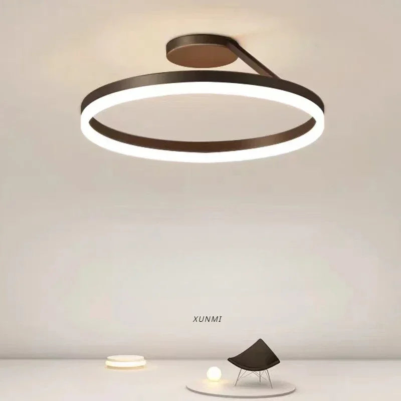 LumièreNord - Plafonnier LED Anneau Romantique pour Chambre