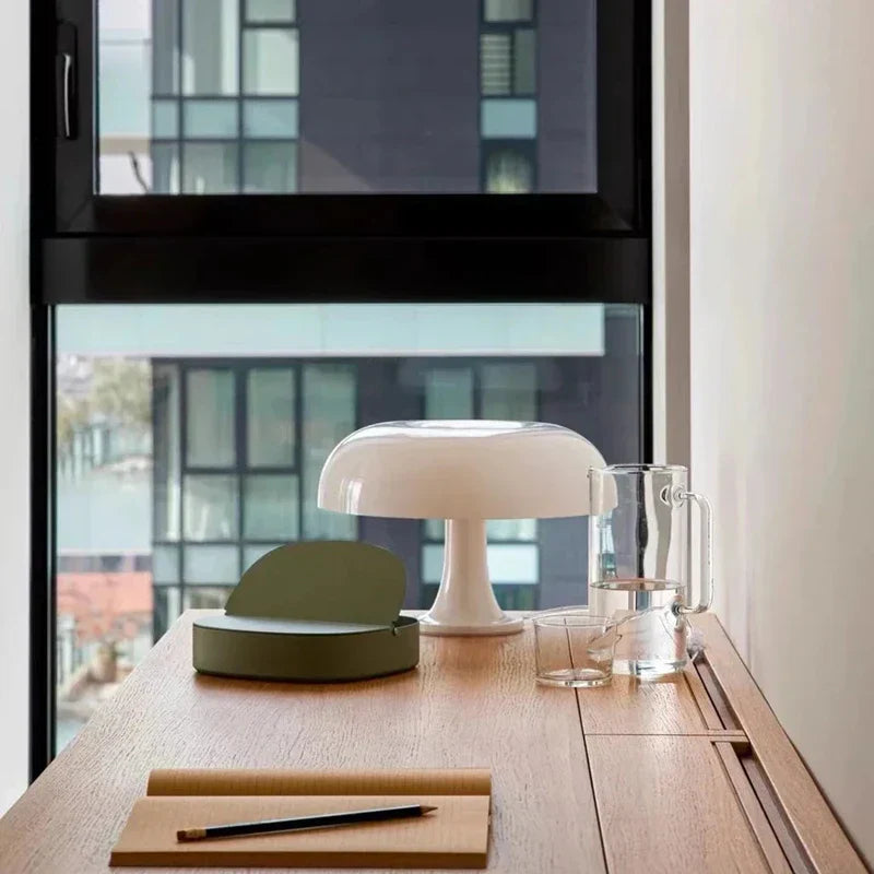 AtmosphereGlow | Lampe Champignon Orange – Design Rétro & Moderne – 3 Tons de Lumière