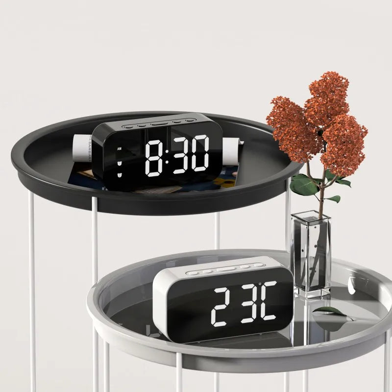 TimeGlow – Horloge LED avec affichage de température et double alarme