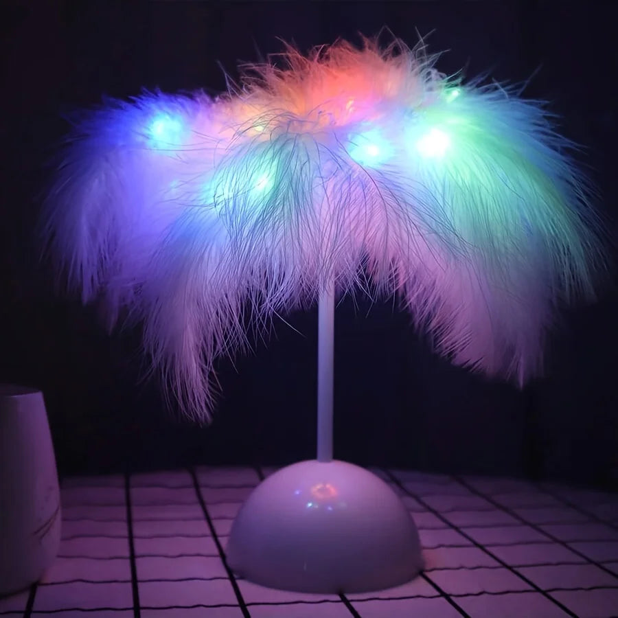 Feather - Lampe à Plumes Élégante
