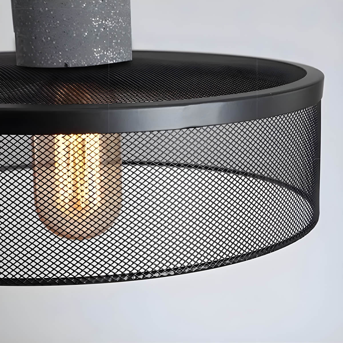 FERROX | Suspension Industrielle – Béton & Fer – LED avec Douille E27