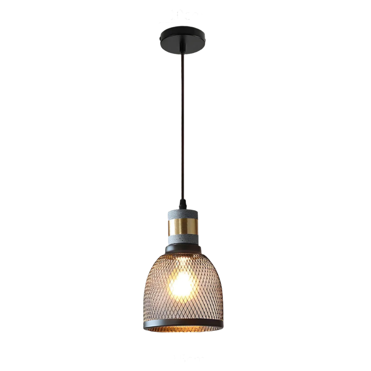 FERROX | Suspension Industrielle – Béton & Fer – LED avec Douille E27