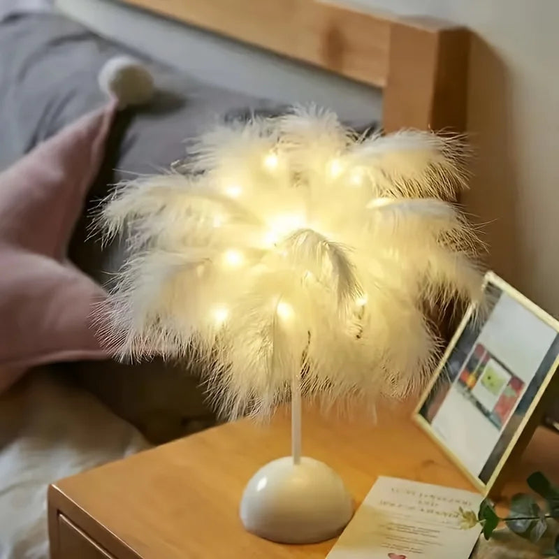 Feather - Lampe à Plumes Élégante
