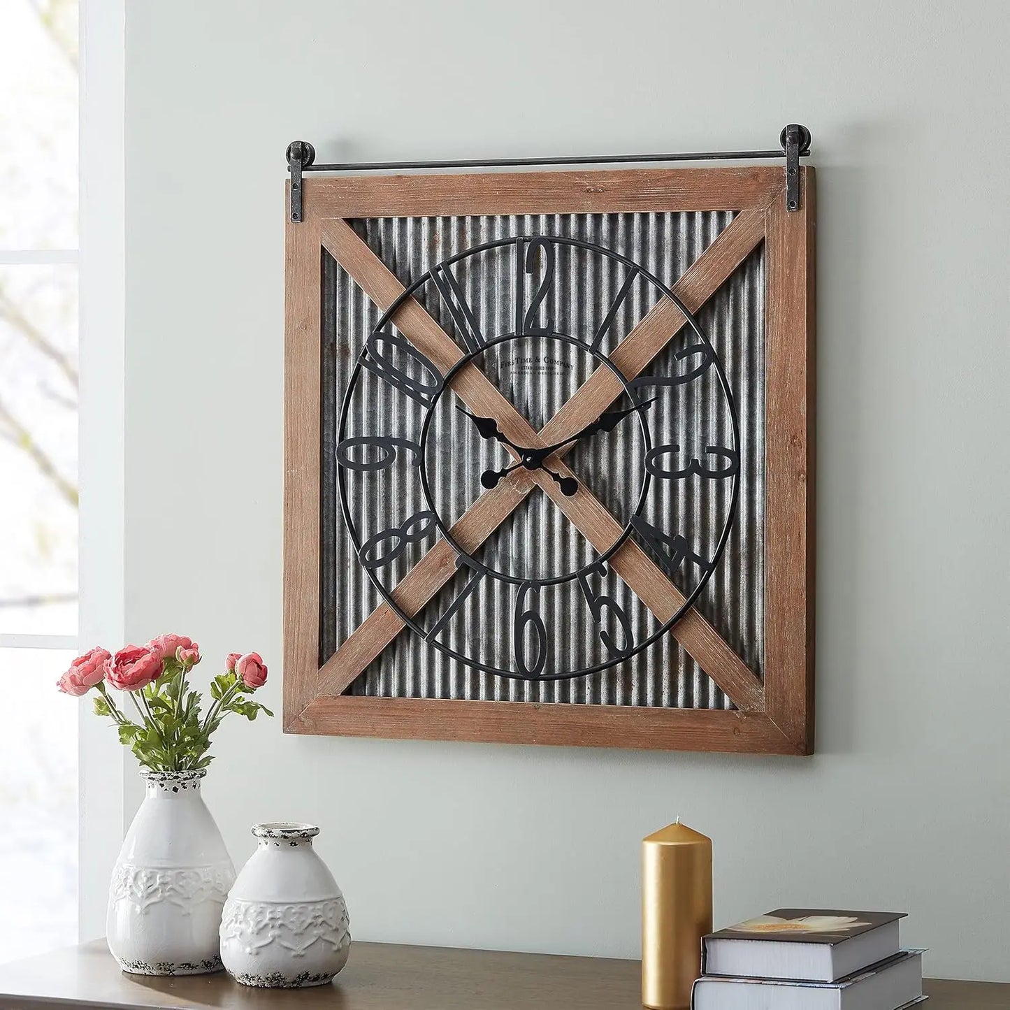 RusticClock - Horloge décorative pour maison