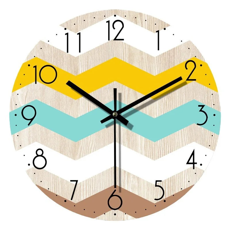 WoodGrain - Horloge murale en bois design