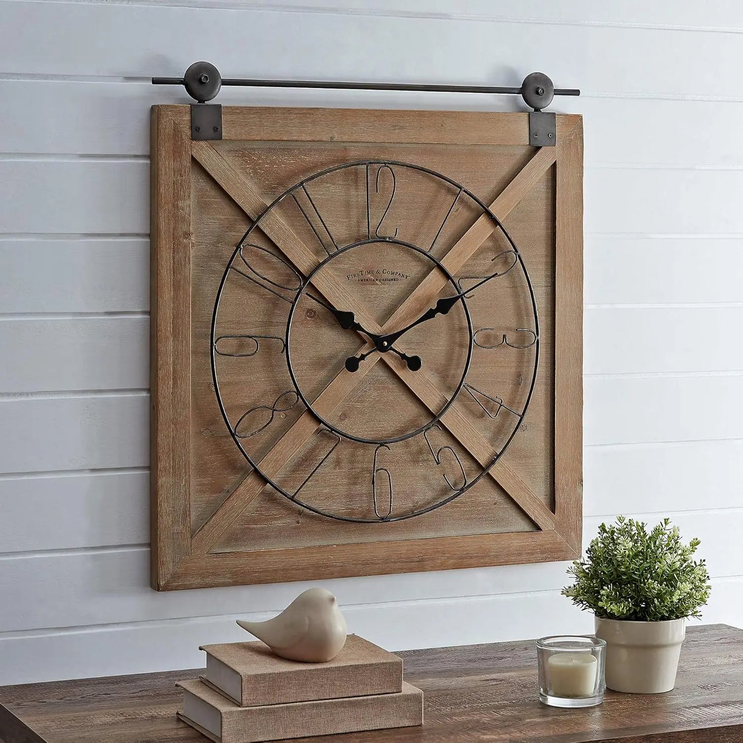 RusticClock - Horloge décorative pour maison