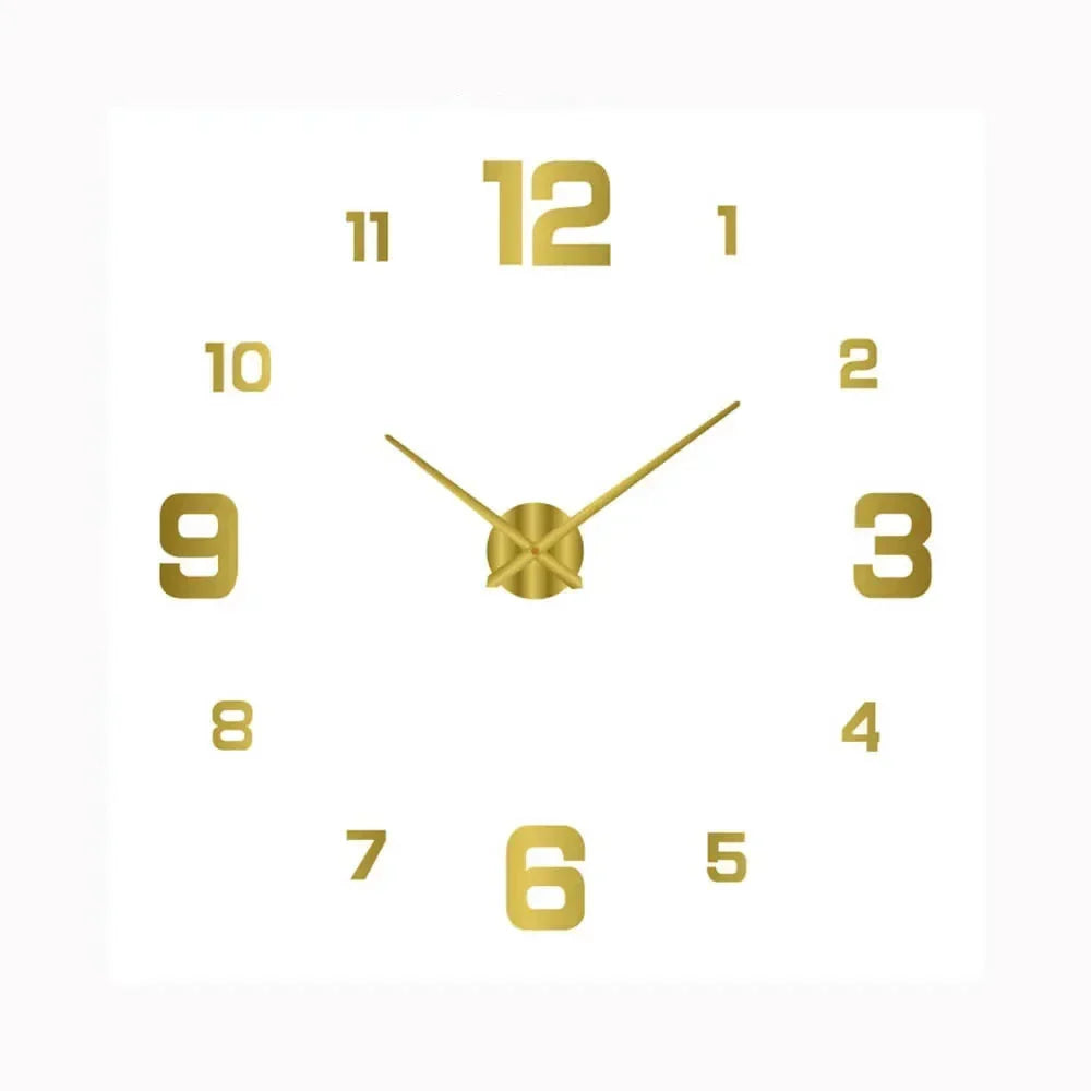 SilentTime – Horloge Murale Numérique Classique | Design Silencieux | 30 cm | Idéal pour Chambre ou Salon