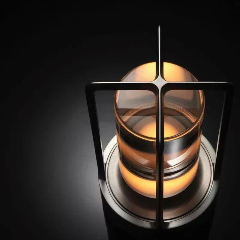 GlowSphere - Lanterne LED Portable Sans Fil avec Station de Charge