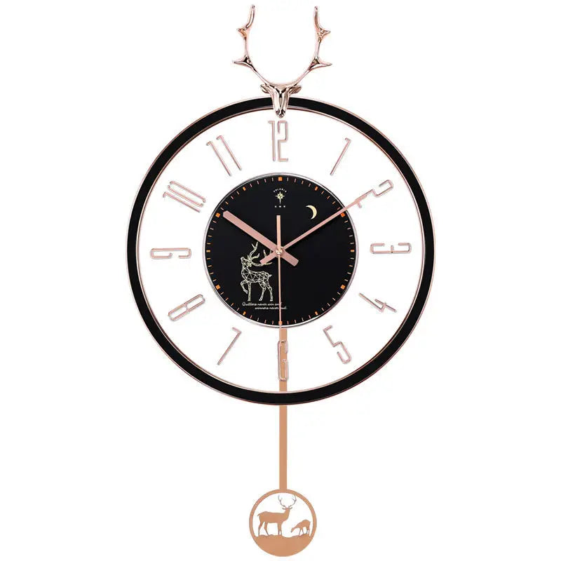 PolarisClock - Horloge murale silencieuse luxe