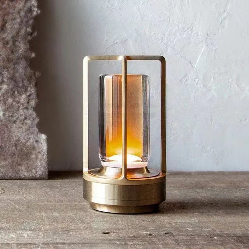 GlowSphere - Lanterne LED Portable Sans Fil avec Station de Charge