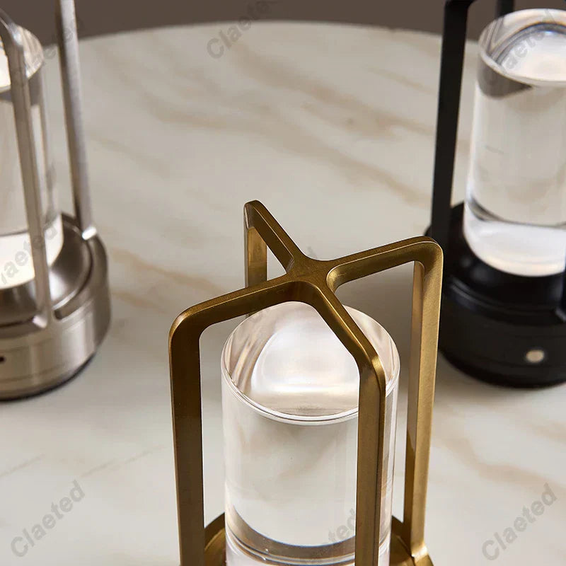 GlowSphere - Lanterne LED Portable Sans Fil avec Station de Charge