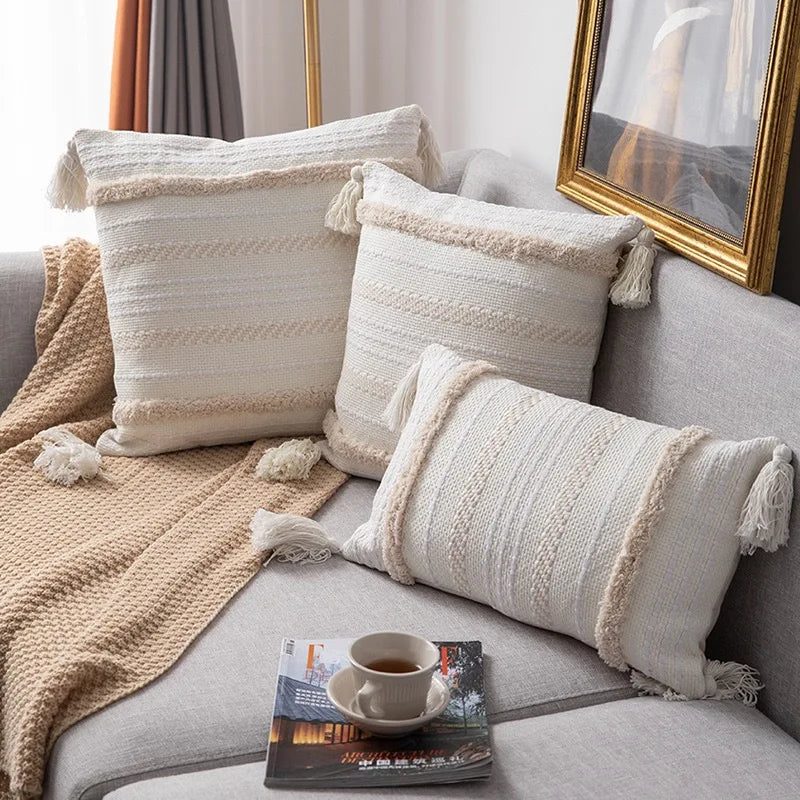 ChicTuft | Housse de Coussin en Style Luxe pour Salon et Chambre