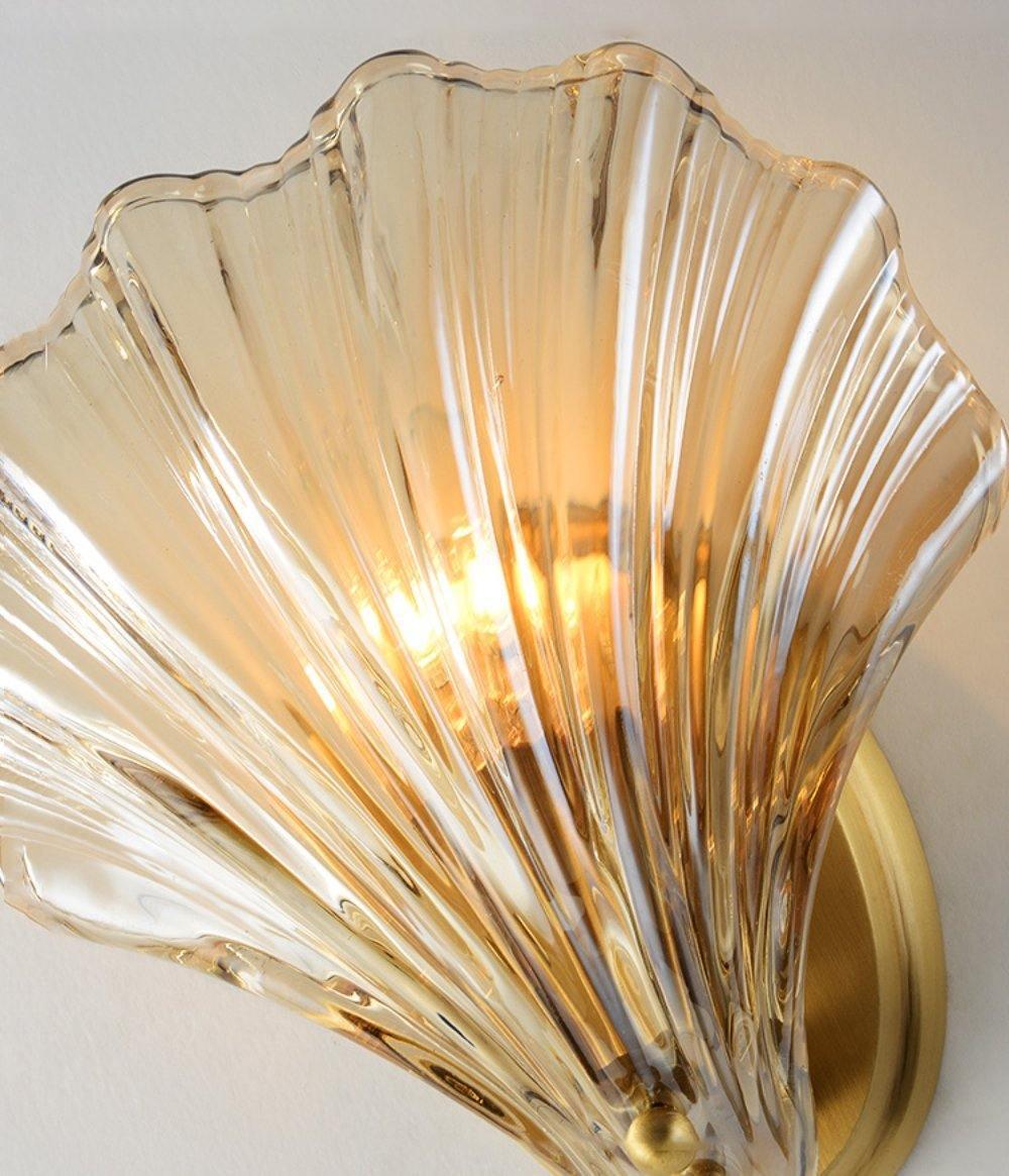 Shell Light - Lampe murale design en coquillage