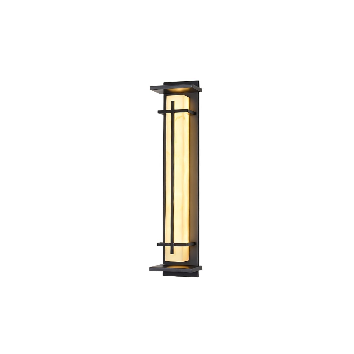 STRAVO | Applique Murale d’Extérieur – Acier Inoxydable & Marbre – LED Intégrée – IP65 – 3 Tailles & Couleurs